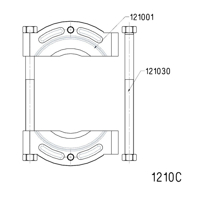 Extractor Guillotina Forza 260X250 Rosca 1"